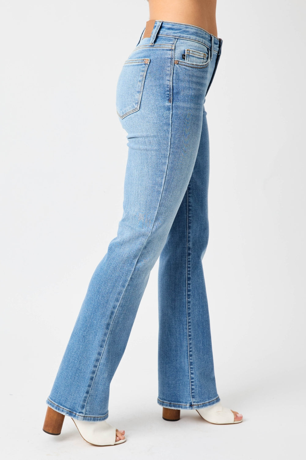 Judy Blue:  Full Size High Waist Straight Jeans