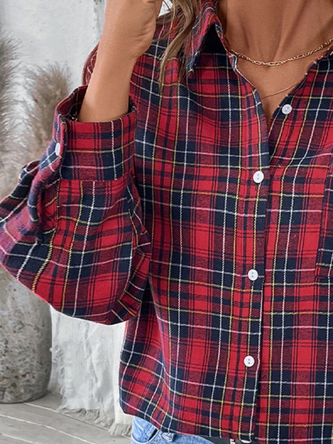 Perfect Plaid Long Sleeve Shirt