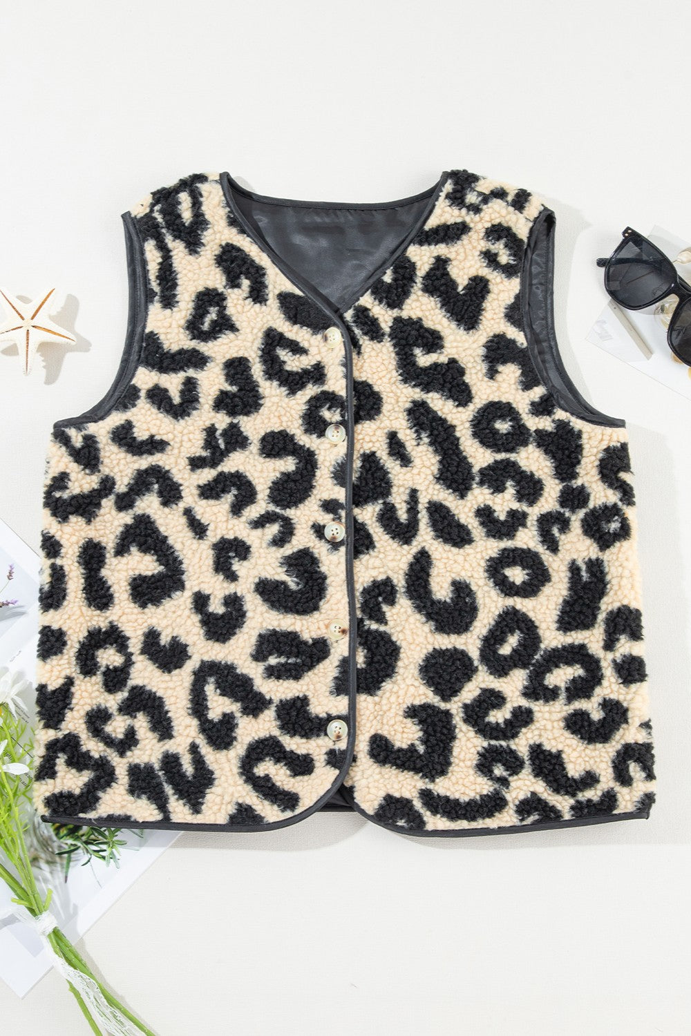 Leopard Print Vest