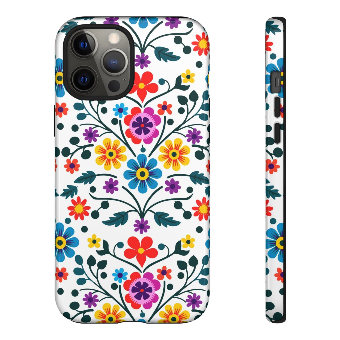 Beautiful Floral IPhone Protective Case for IPhones 11 - 16