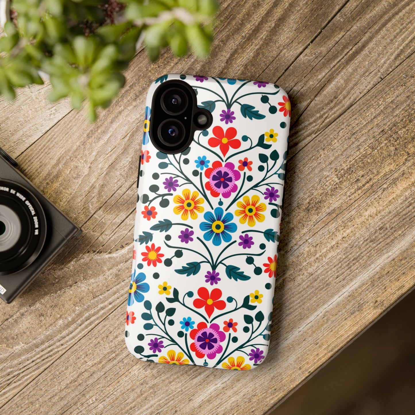 Beautiful Floral IPhone Protective Case for IPhones 11 - 16