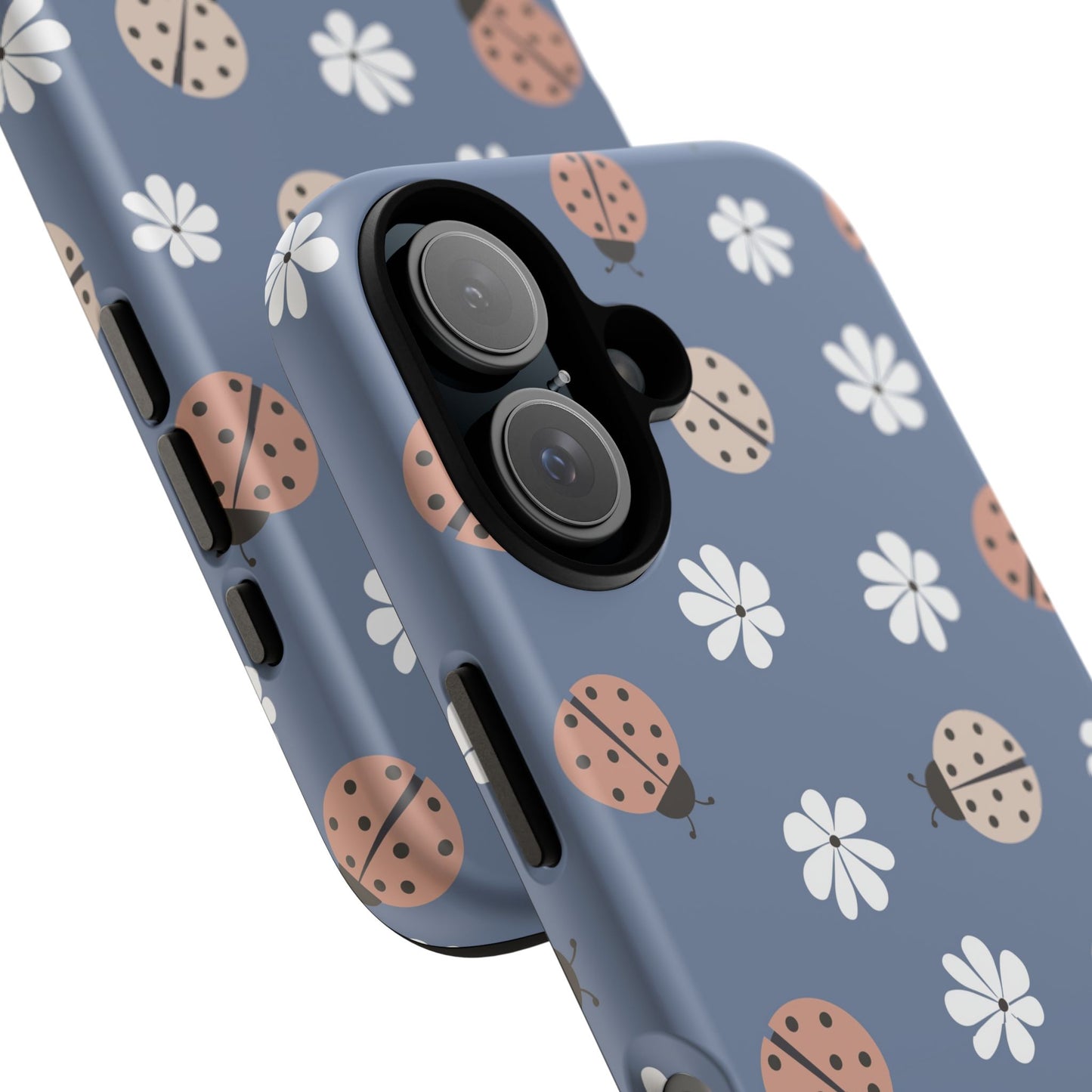 Lady Bugs and Floral Tough Case for IPhones 11 - 16