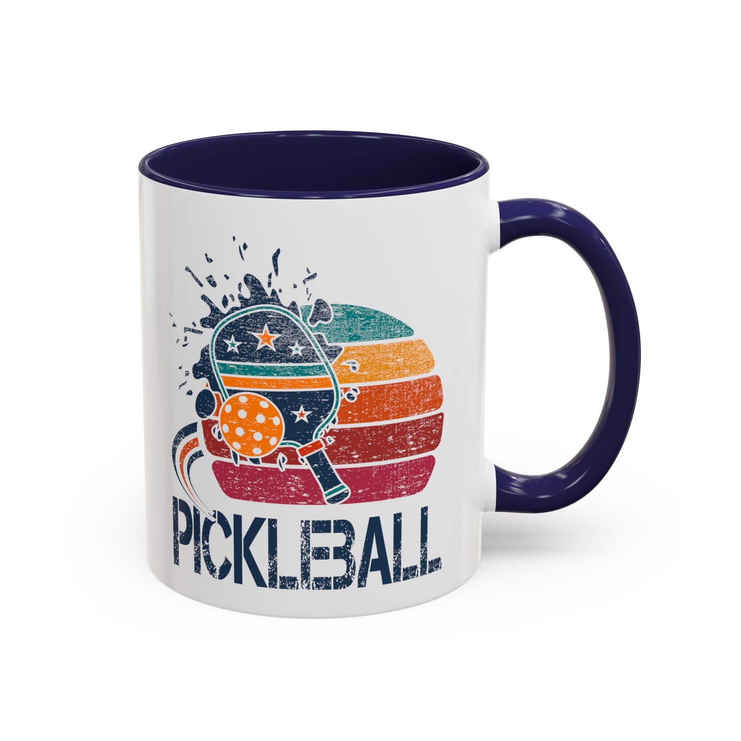 Pickleball Colorful Coffee Mug, 11oz
