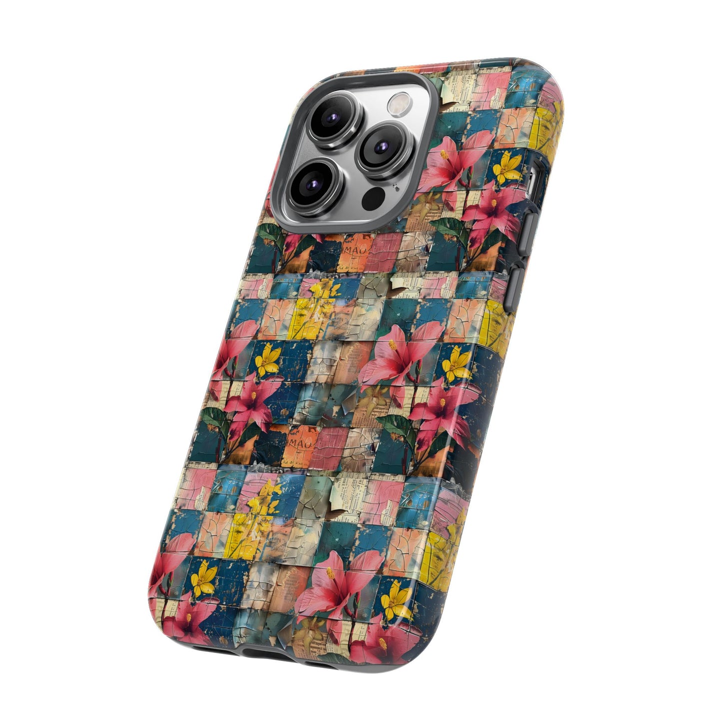 Collage Pattern IPhone Case - IPhones 11 - 15