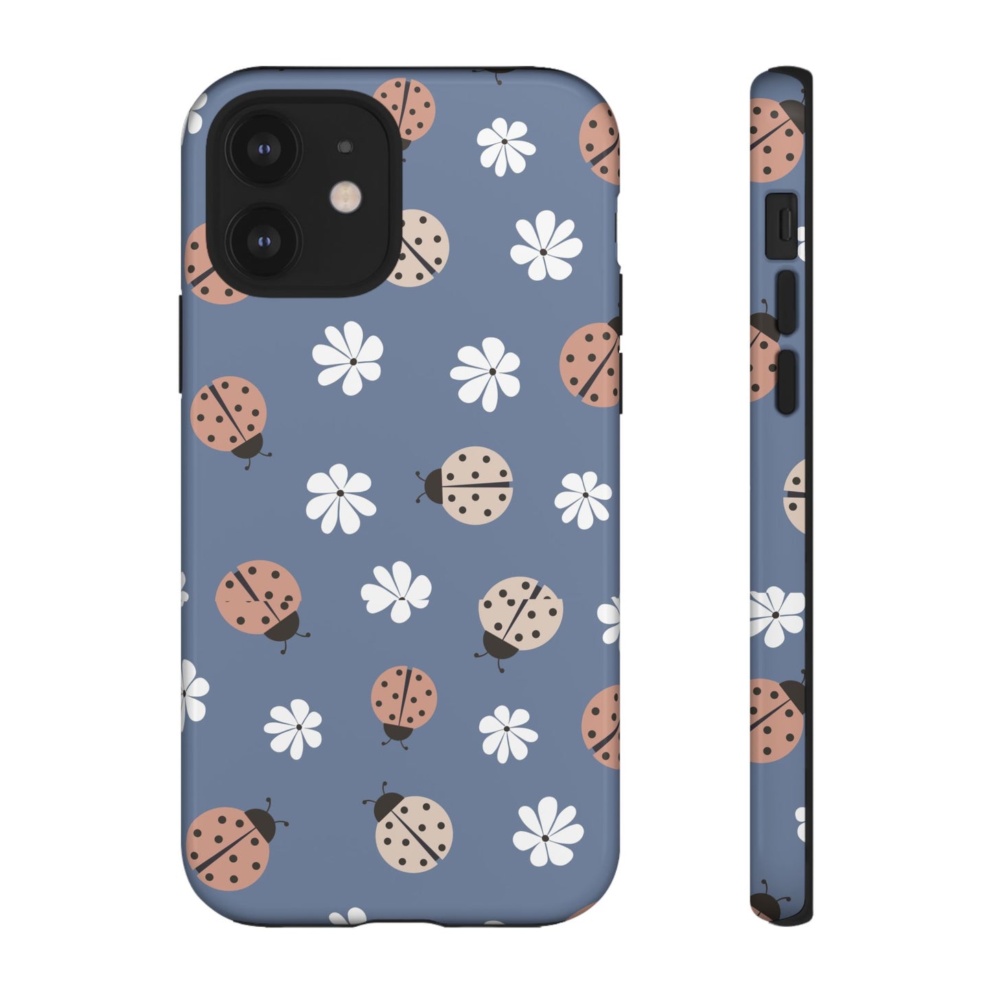 Lady Bugs and Floral Tough Case for IPhones 11 - 16