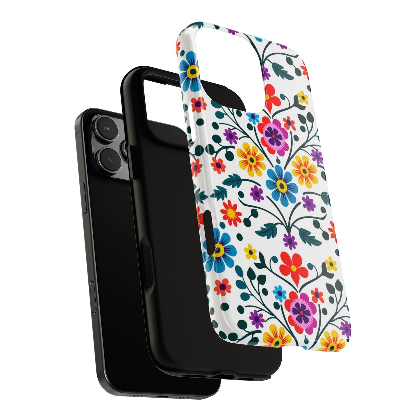 Beautiful Floral IPhone Protective Case for IPhones 11 - 16