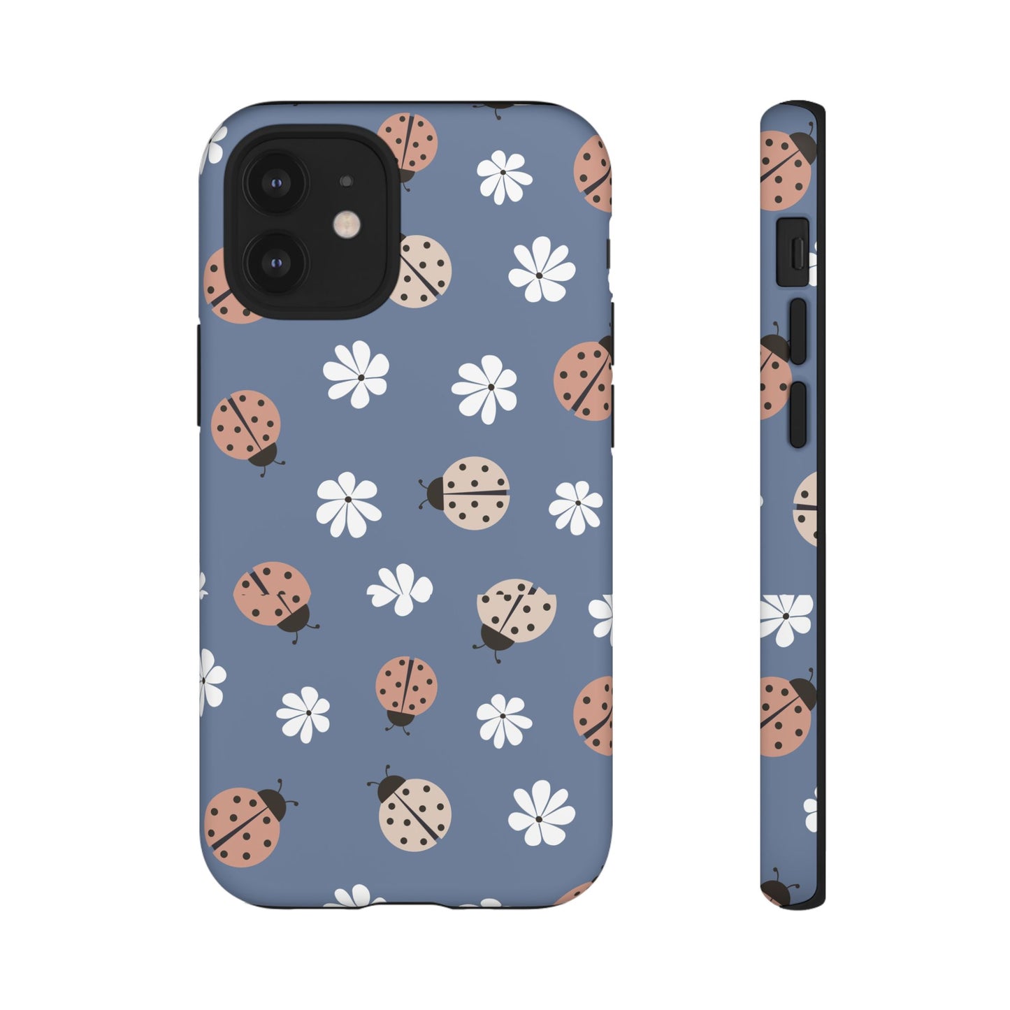 Lady Bugs and Floral Tough Case for IPhones 11 - 16