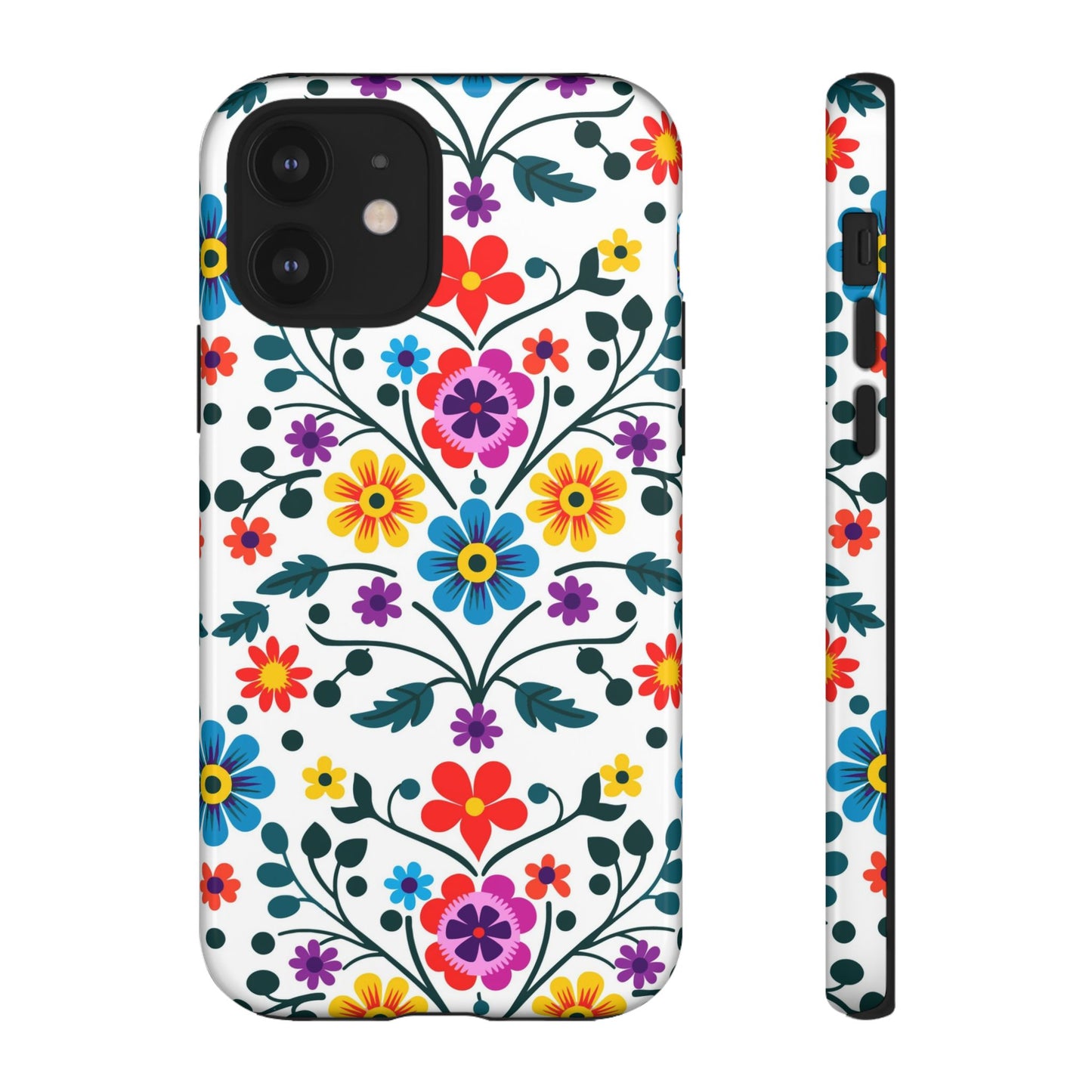 Beautiful Floral IPhone Protective Case for IPhones 11 - 16