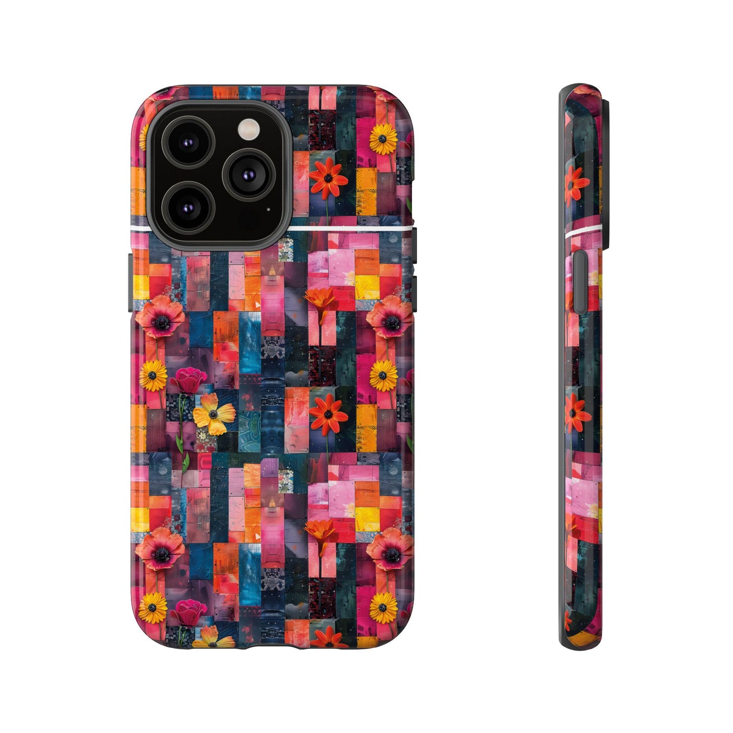 Colorful Collage Pattern IPhone Case