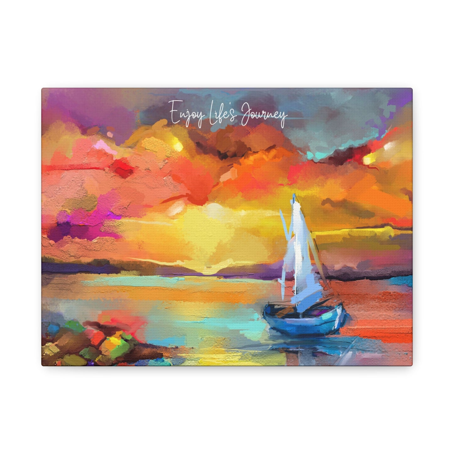 Enjoy Life's Journey - Matte Canvas Print