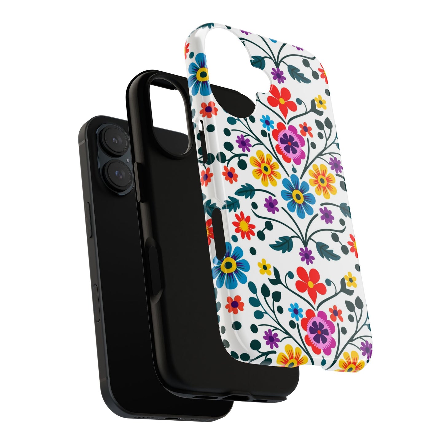 Beautiful Floral IPhone Protective Case for IPhones 11 - 16