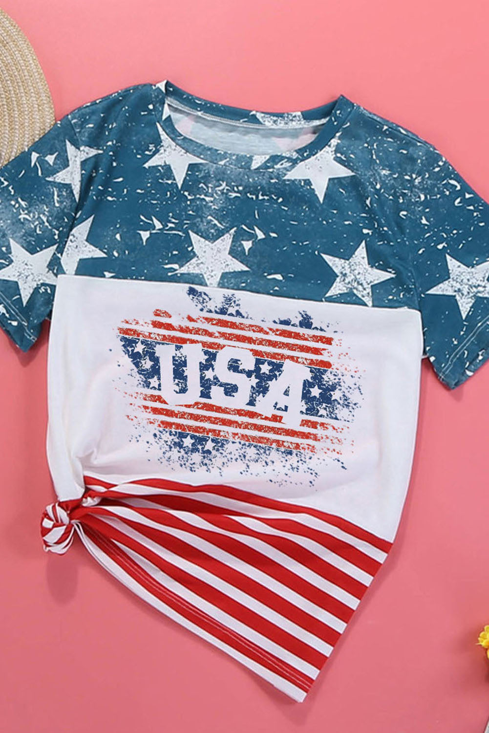 Bold Blocks & Celestial Charm: The Stars 'n' Stripes Tee