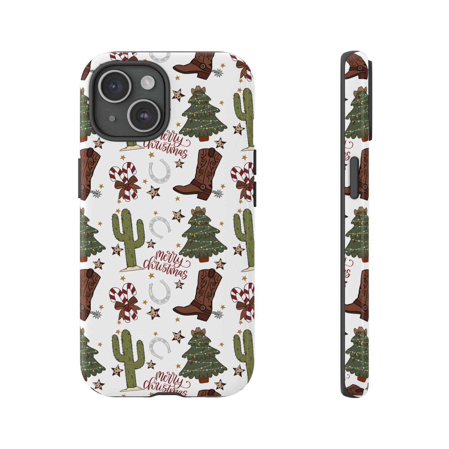 Western Christmas IPhone Case for IPhones 12 - 16