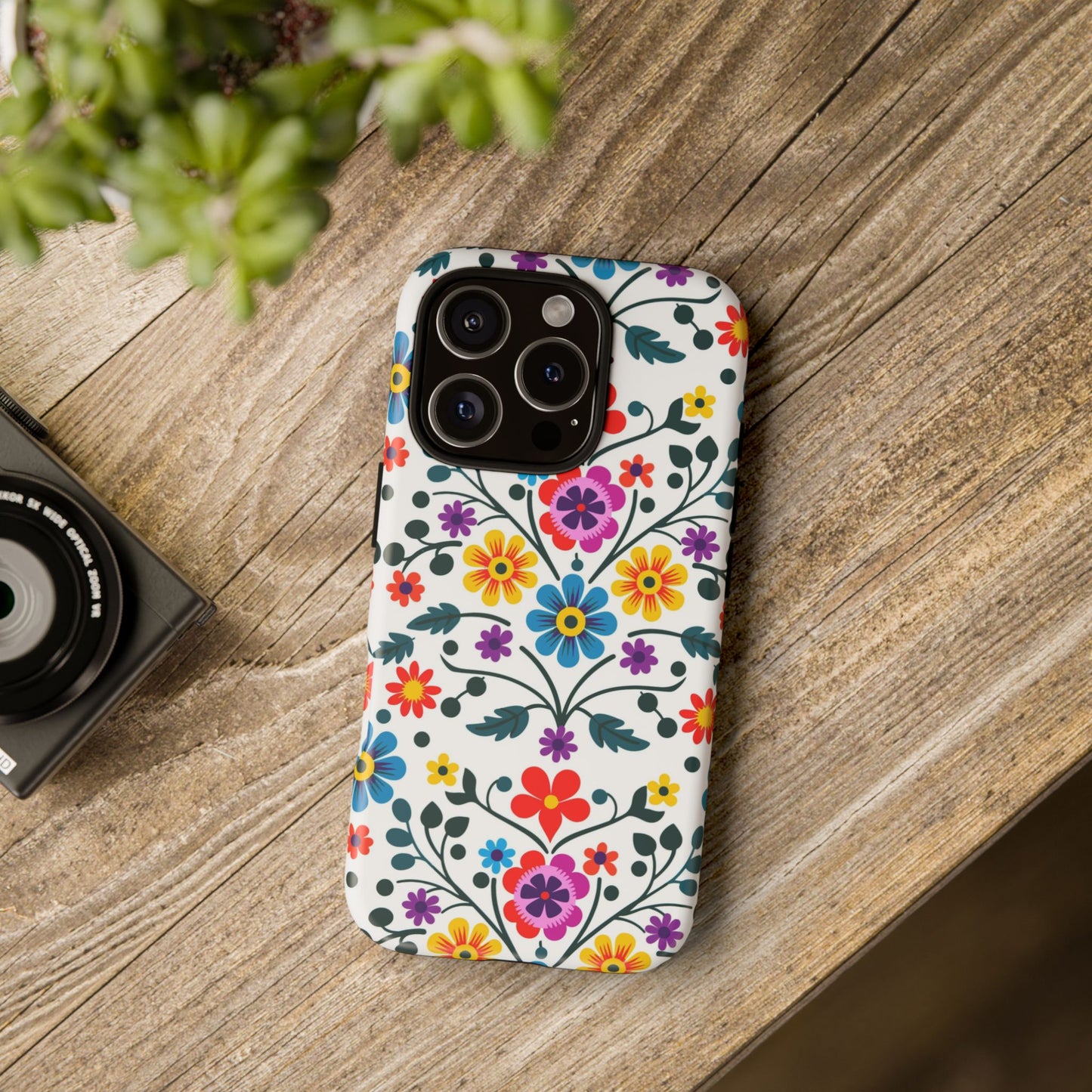 Beautiful Floral IPhone Protective Case for IPhones 11 - 16