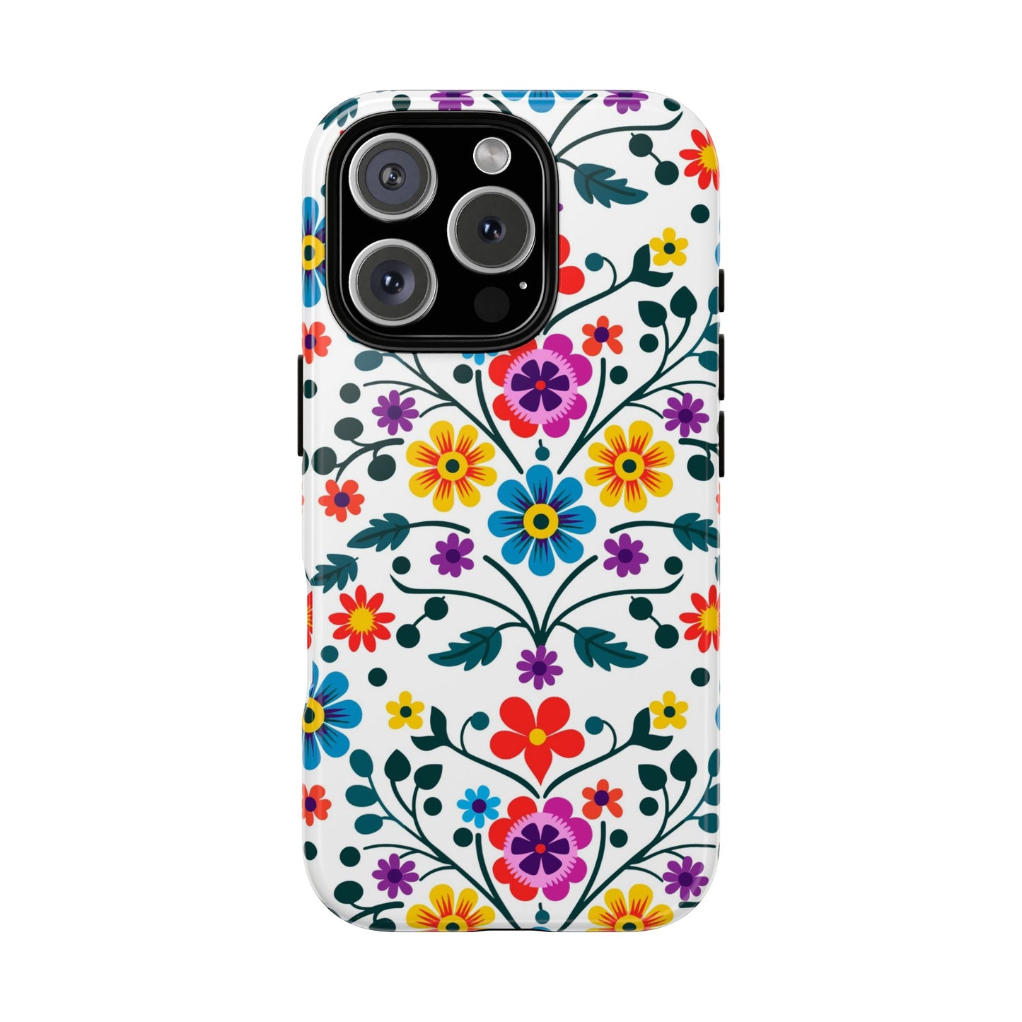 Beautiful Floral IPhone Protective Case for IPhones 11 - 16