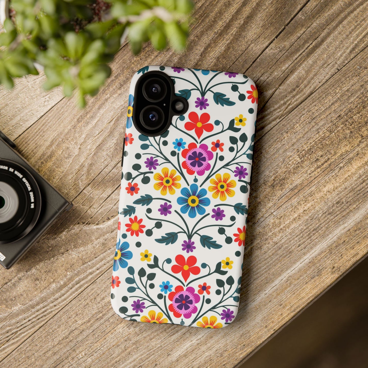 Beautiful Floral IPhone Protective Case for IPhones 11 - 16