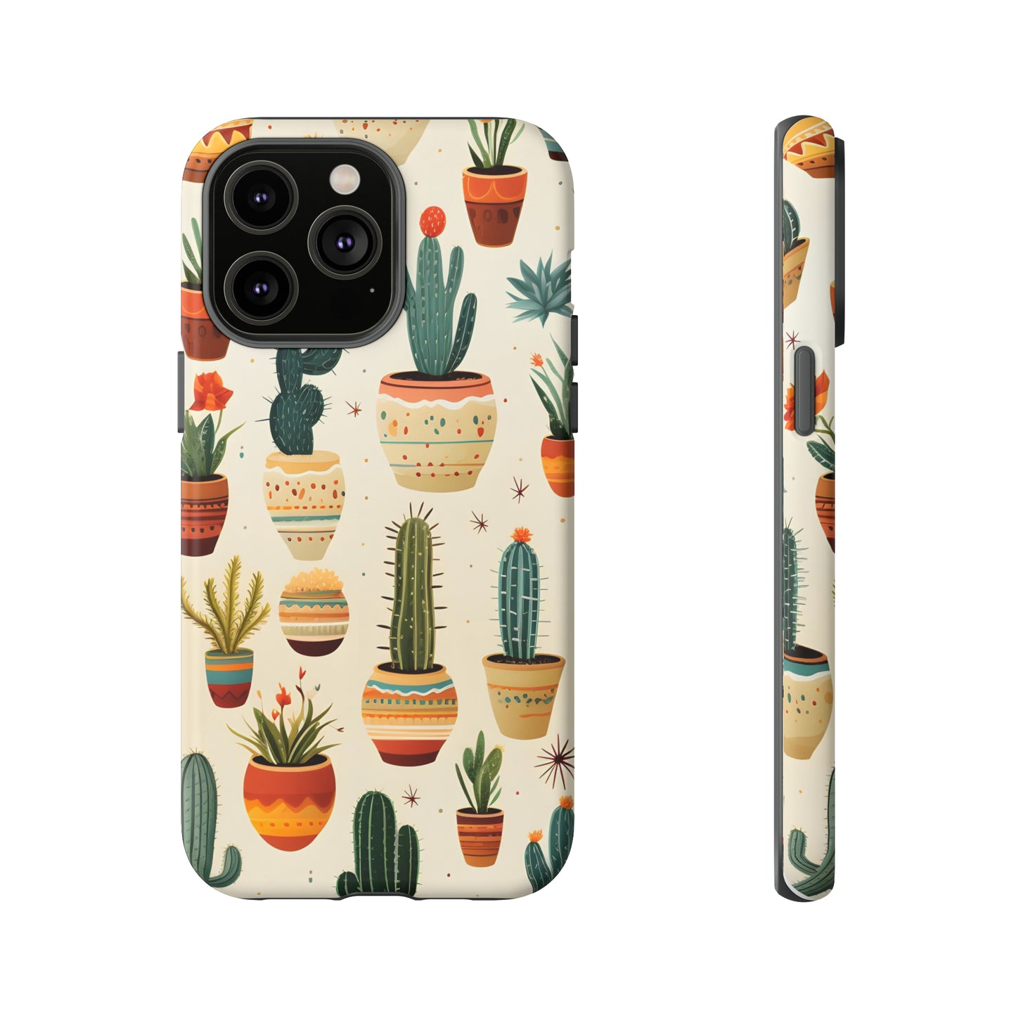Cactus IPhone Durable Case, Phone Case, Phone Protector, Decorative IPhone Case, Cute Phone Case, Plant Lover Phone Case, Cactus Phone Case