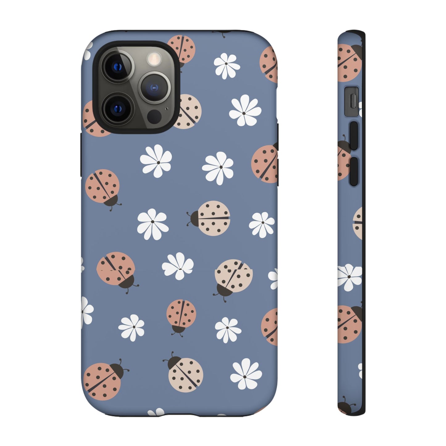 Lady Bugs and Floral Tough Case for IPhones 11 - 16