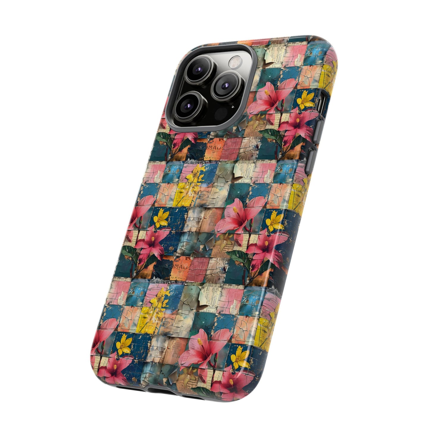 Collage Pattern IPhone Case - IPhones 11 - 15