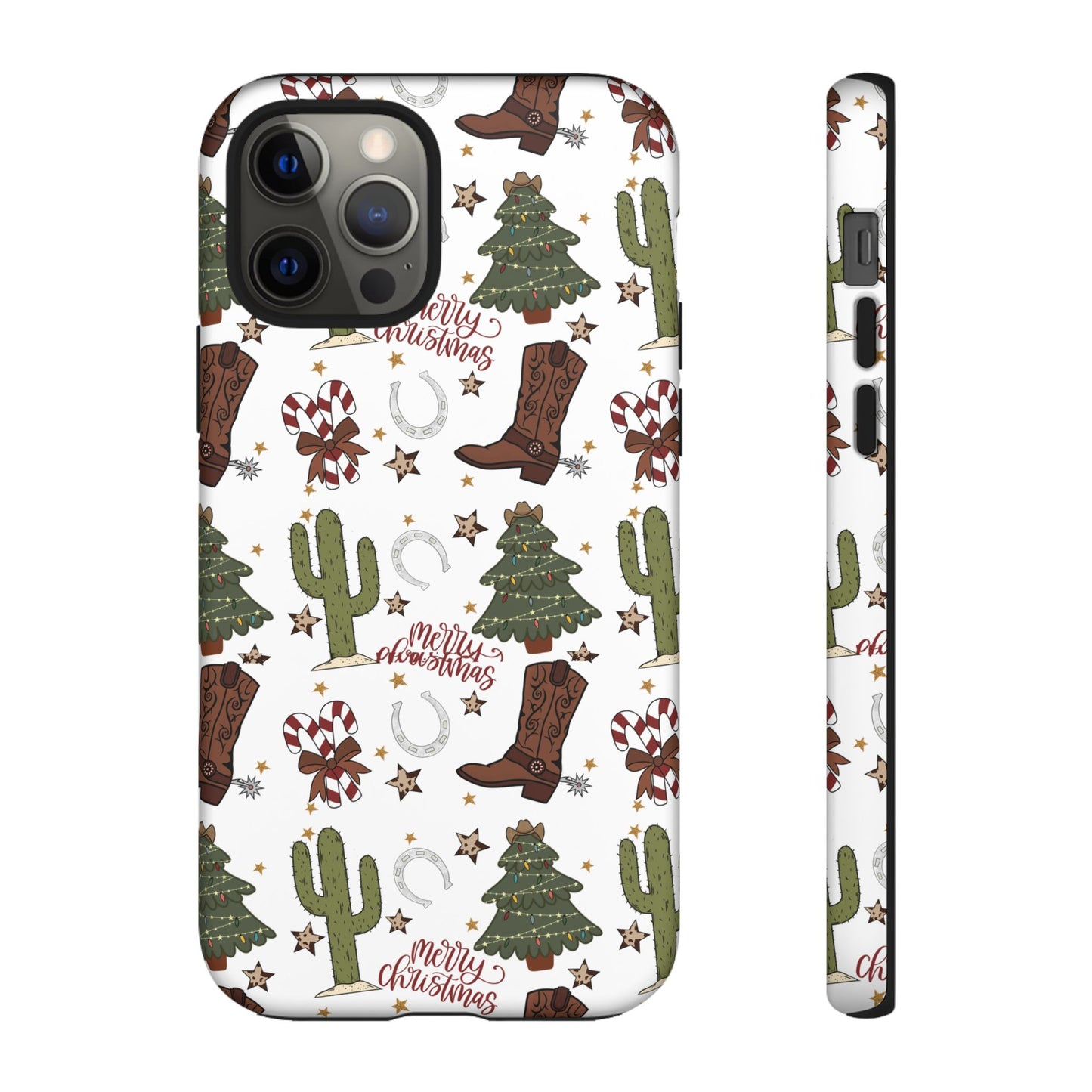 Western Christmas IPhone Case for IPhones 12 - 16