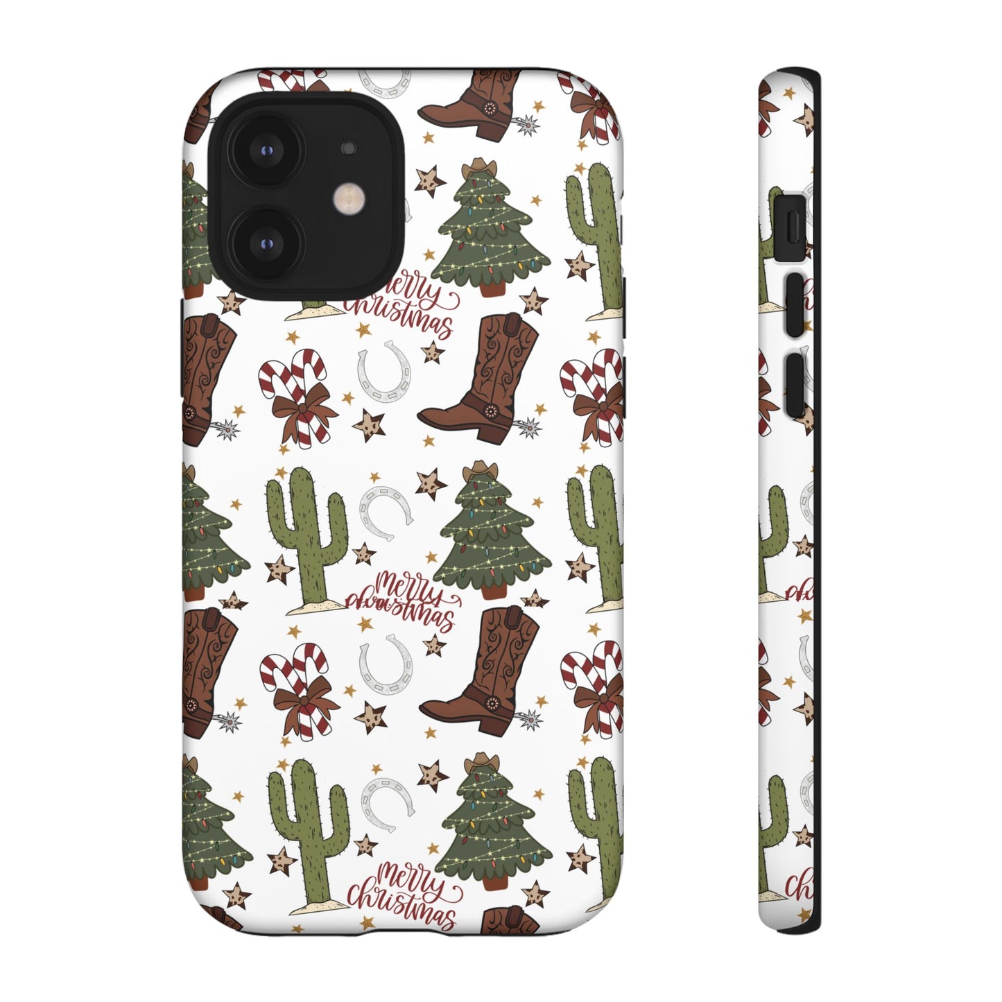 Western Christmas IPhone Case for IPhones 12 - 16