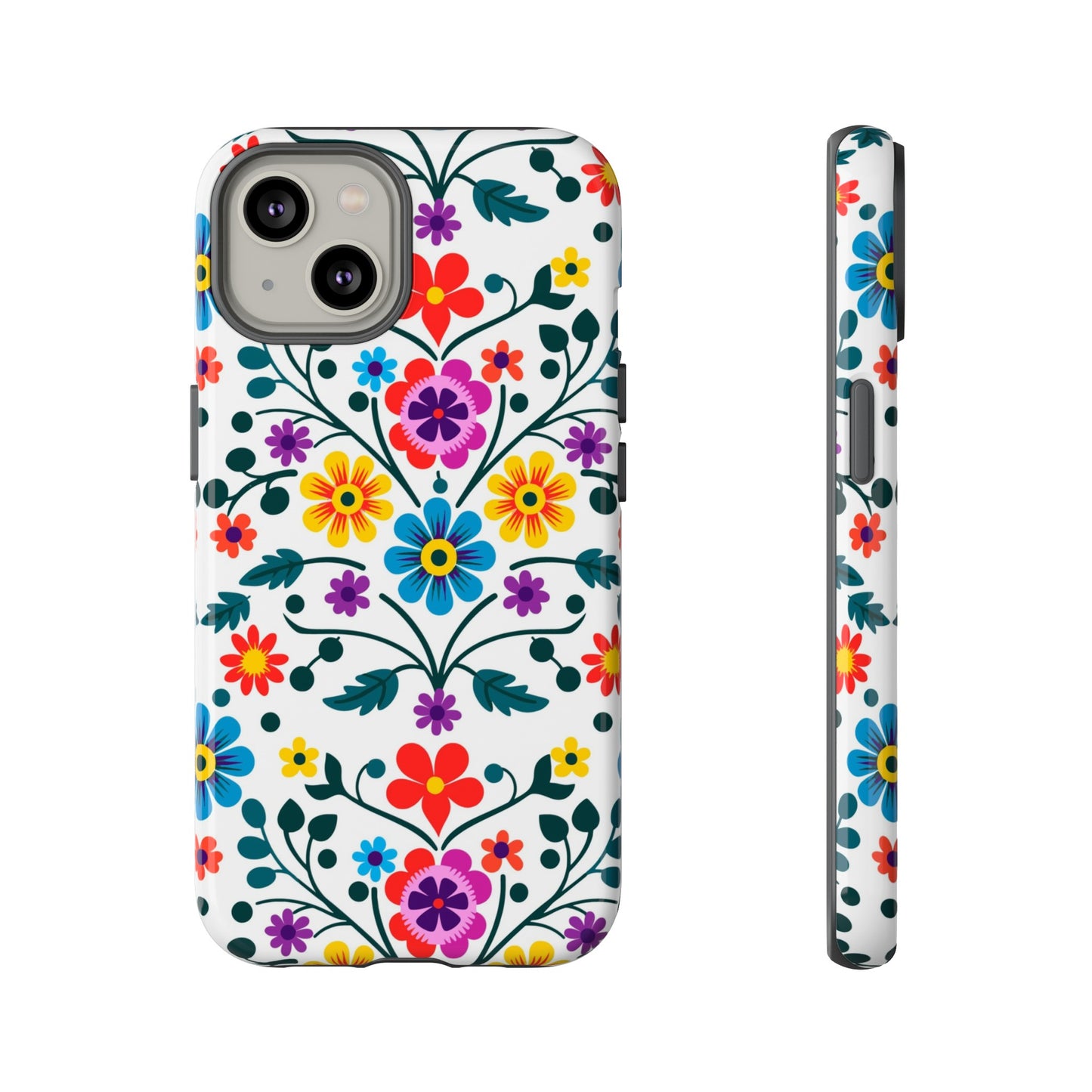 Bright Fiesta Flowers IPhone Case