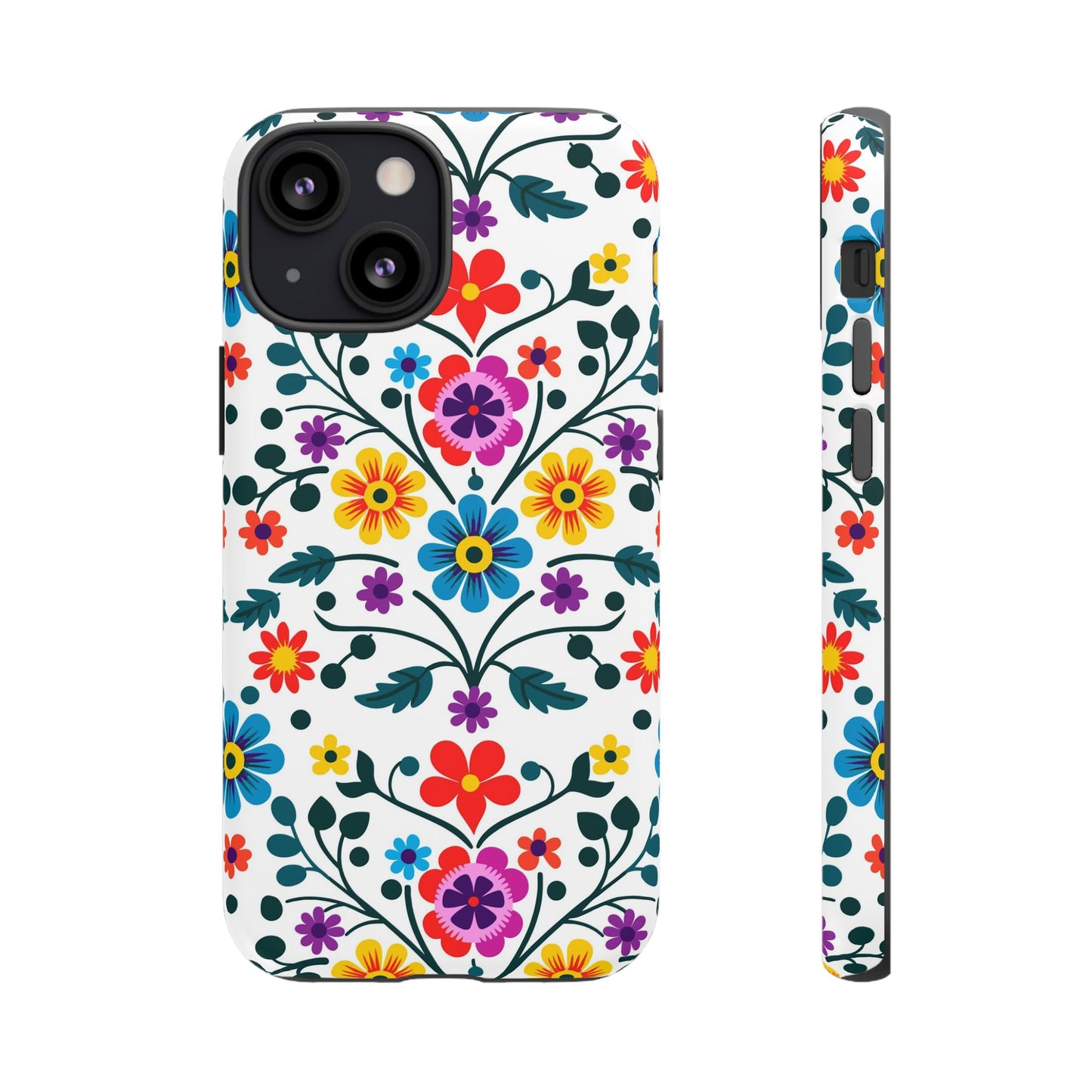 Beautiful Floral IPhone Protective Case for IPhones 11 - 16