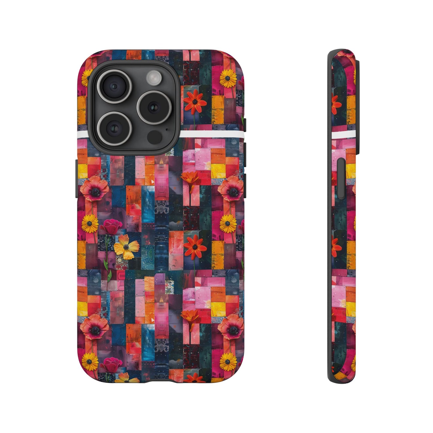 Colorful Collage Pattern IPhone Case