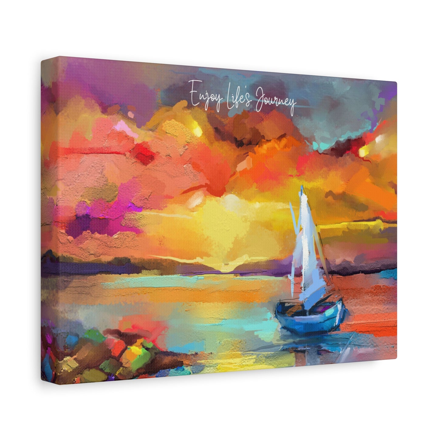 Enjoy Life's Journey - Matte Canvas Print