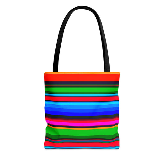 Colorful Serape Tote Bag, Striped Serape Tote Bag, Storage Bag, Gifts For Her, Gifts For Mom, Book Bag, Mom Birthday, Teacher Gifts