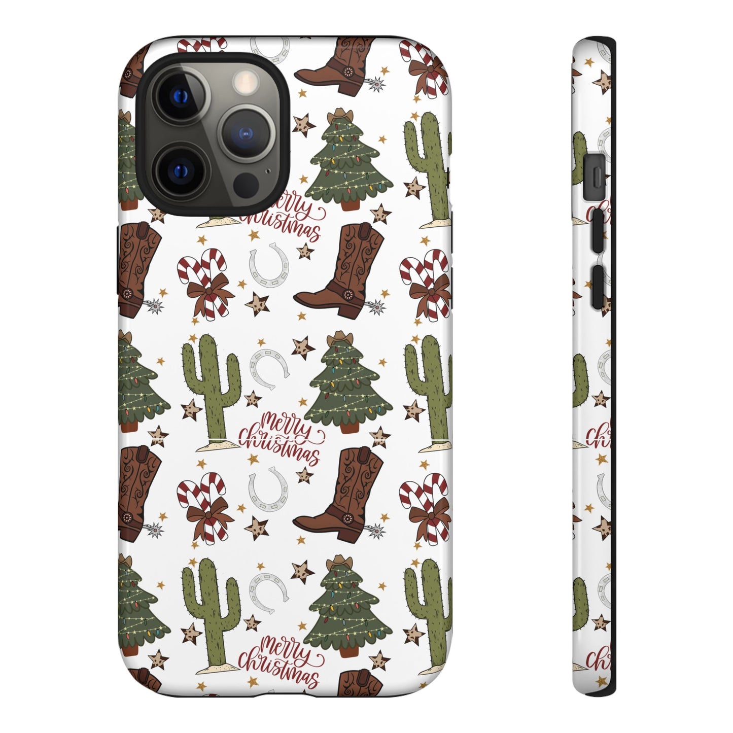 Western Christmas IPhone Case for IPhones 12 - 16