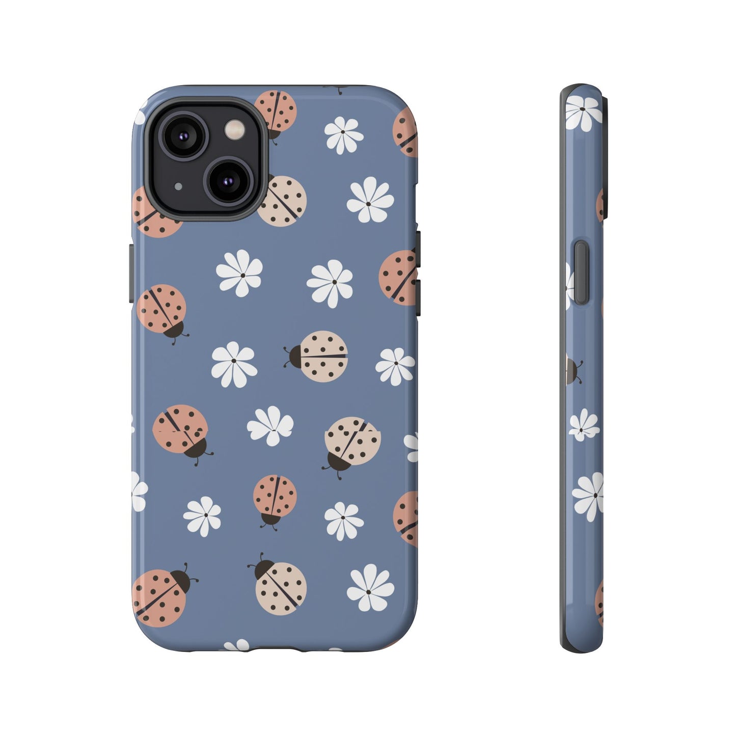 Lady Bugs and Floral Tough Case for IPhones 11 - 16