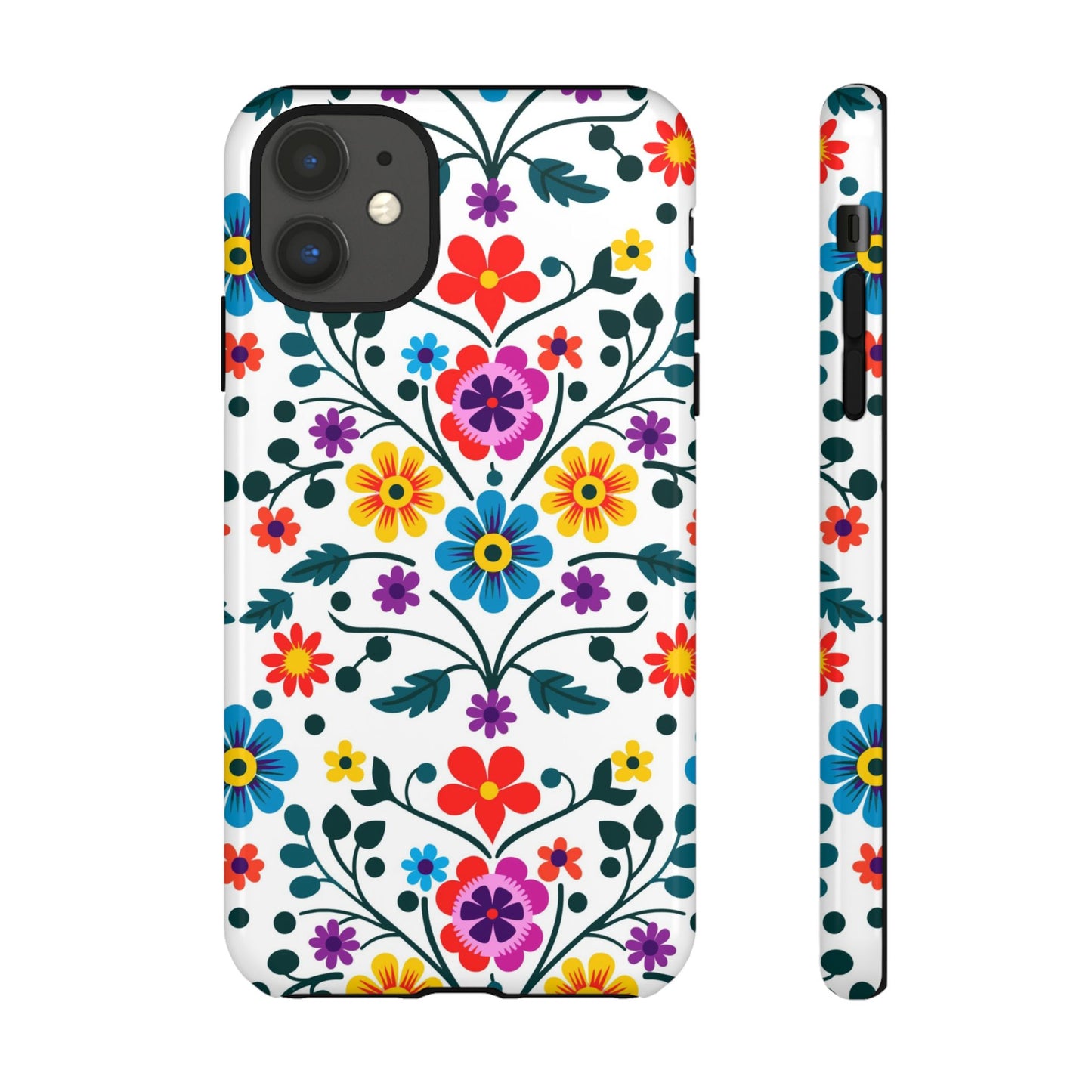 Beautiful Floral IPhone Protective Case for IPhones 11 - 16