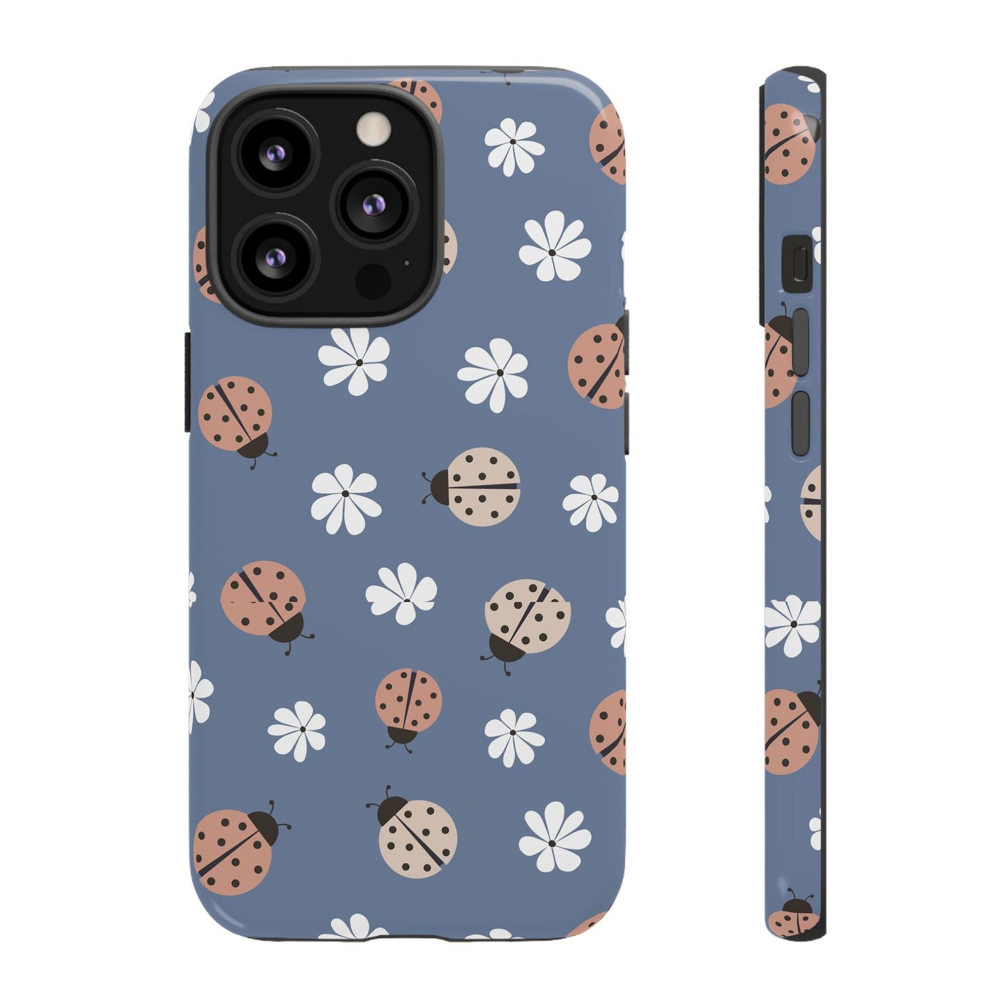 Lady Bugs and Floral Tough Case for IPhones 11 - 16