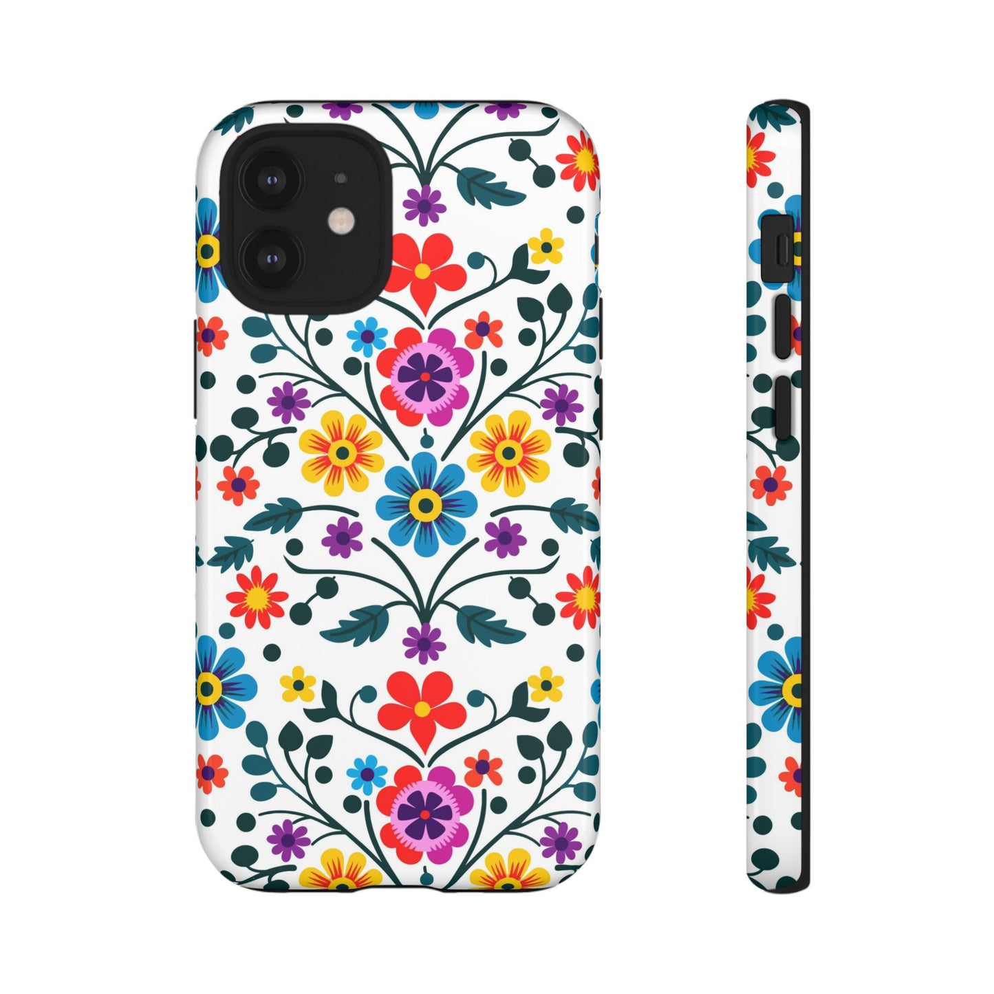 Beautiful Floral IPhone Protective Case for IPhones 11 - 16