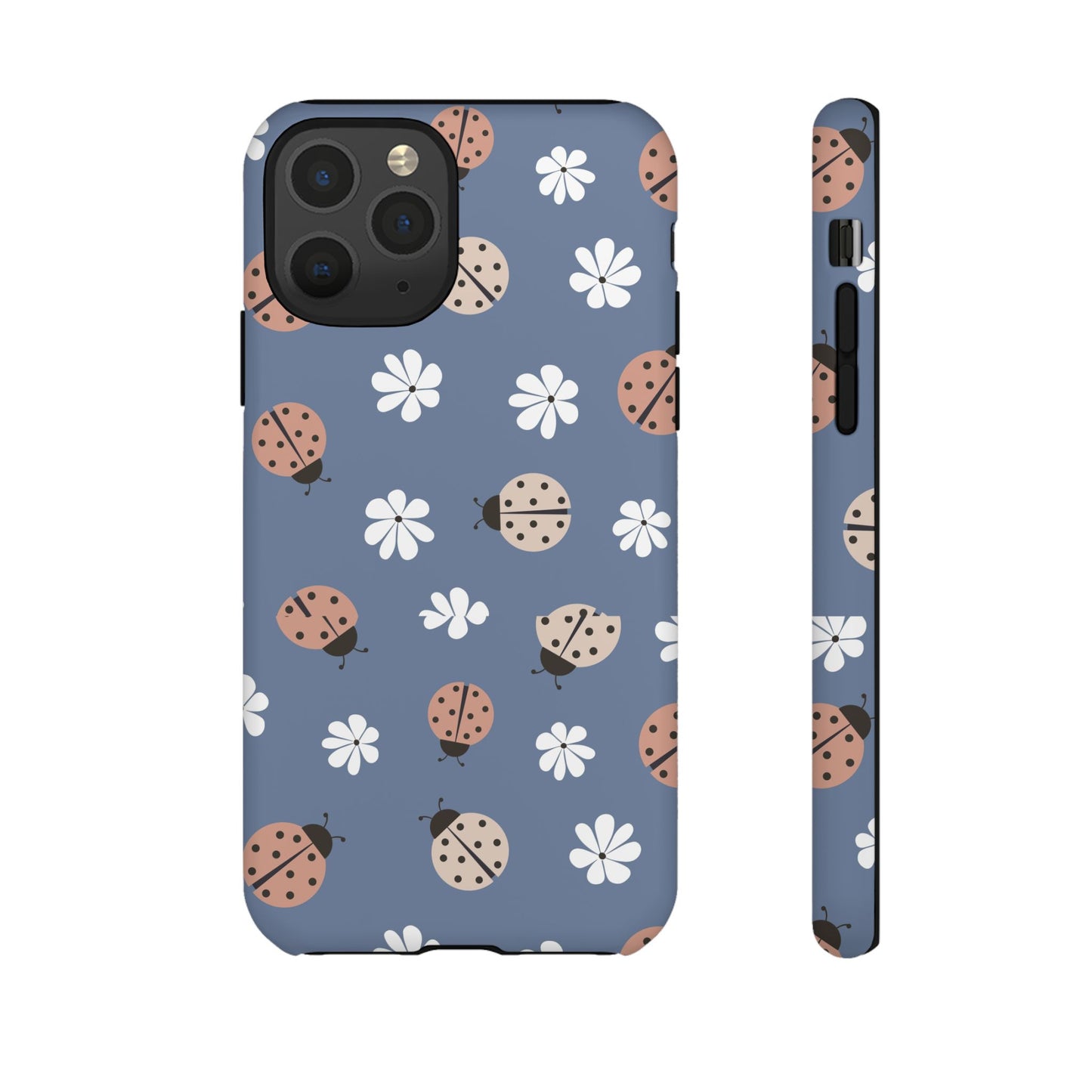 Lady Bugs and Floral Tough Case for IPhones 11 - 16