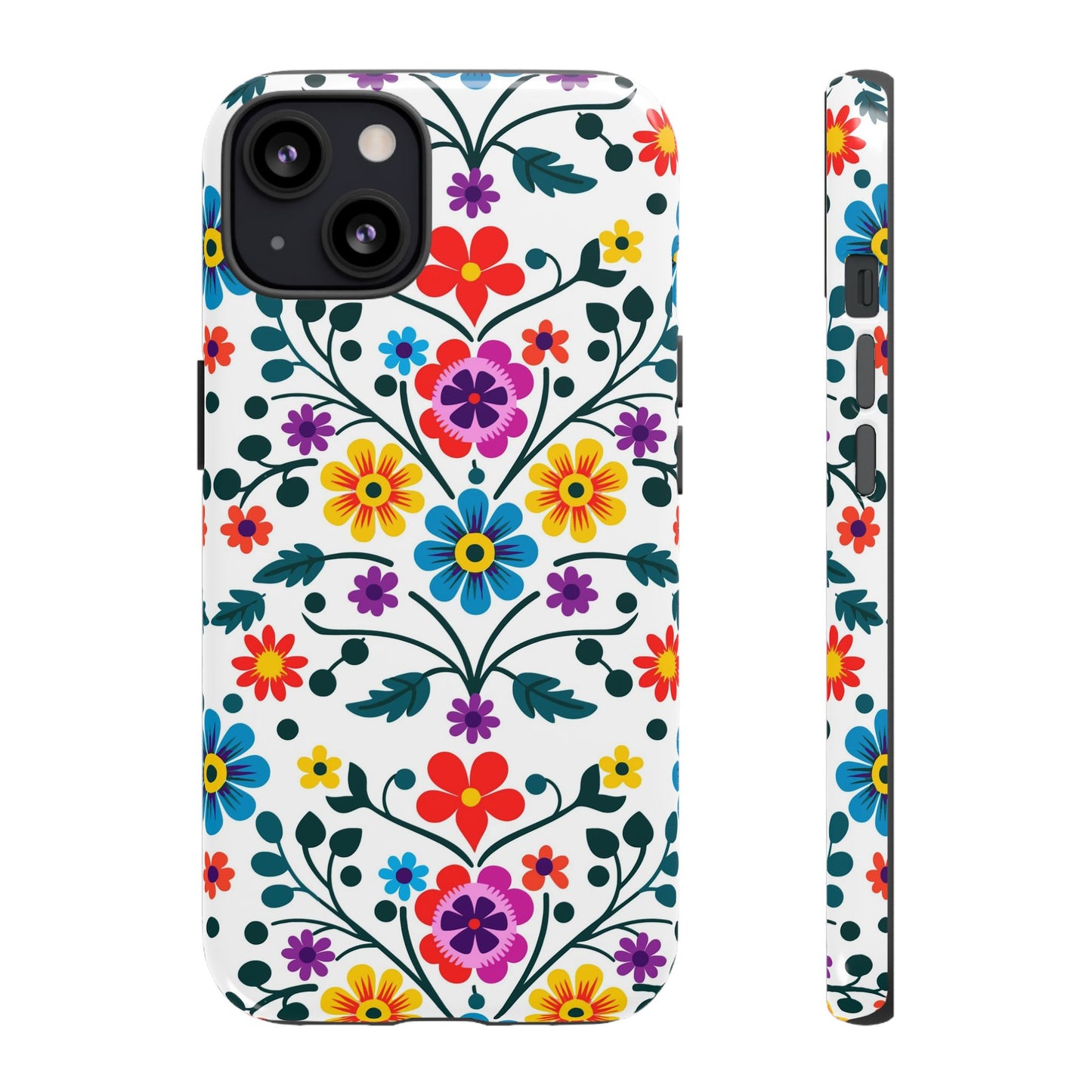 Beautiful Floral IPhone Protective Case for IPhones 11 - 16