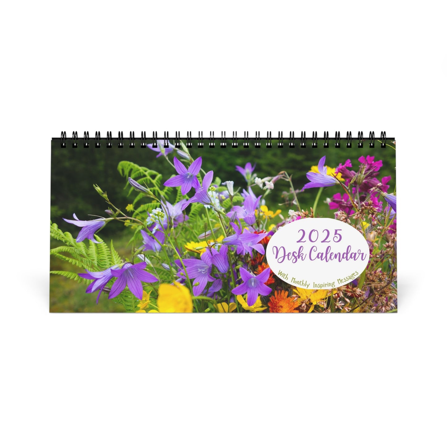 2025 Floral Desktop Calendar