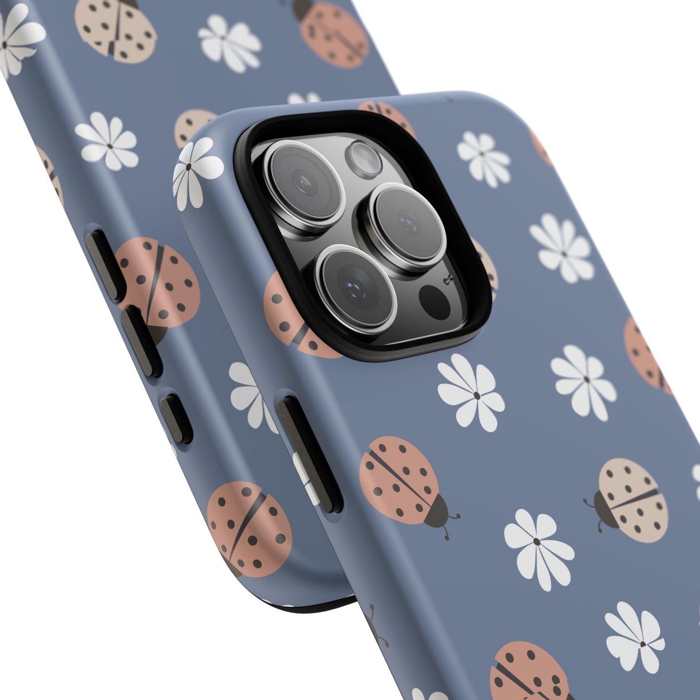 Lady Bugs and Floral Tough Case for IPhones 11 - 16