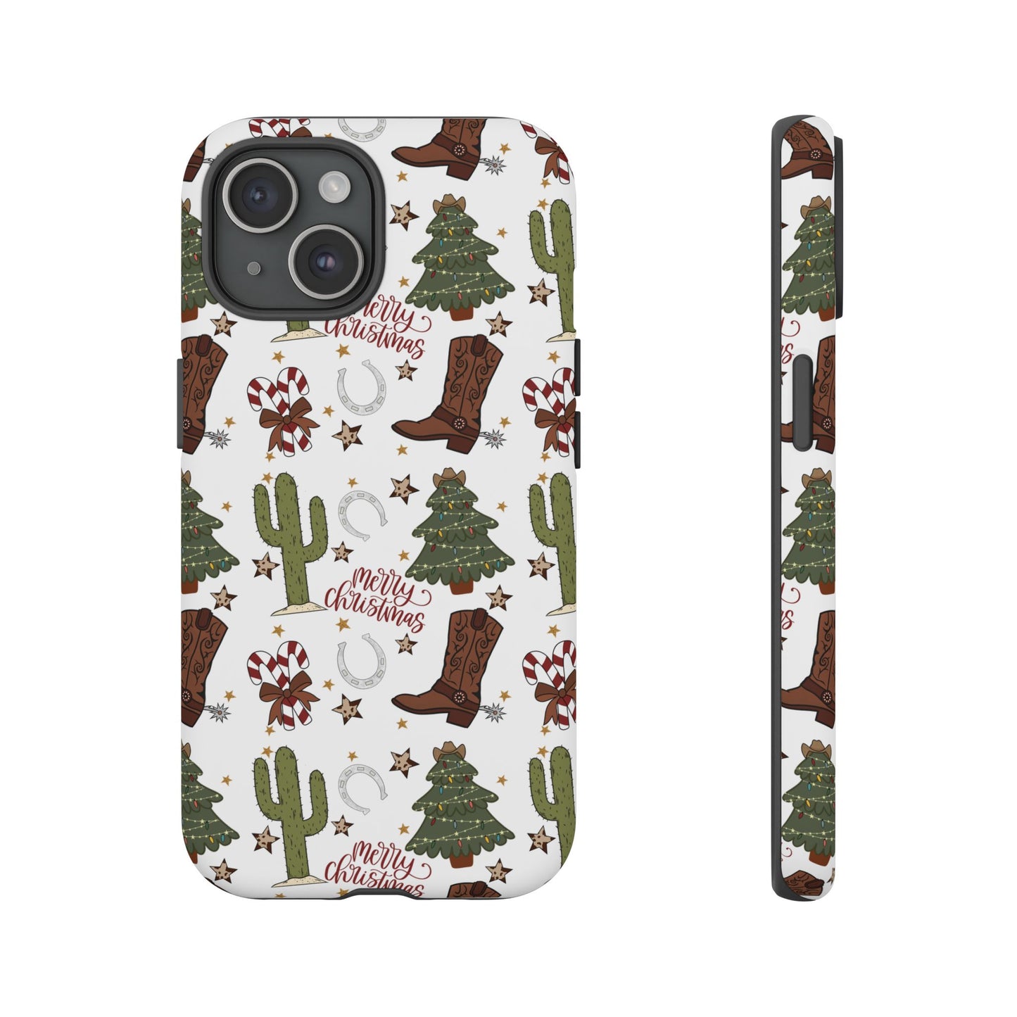 Western Christmas IPhone Case for IPhones 12 - 16