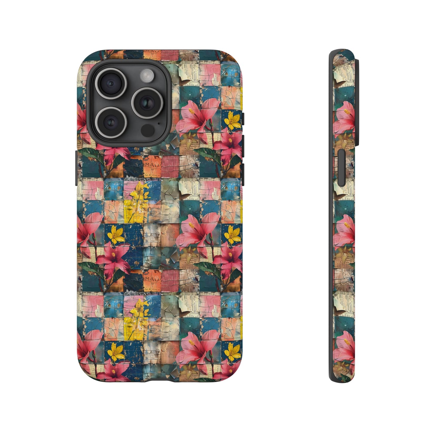 Collage Pattern IPhone Case - IPhones 11 - 15