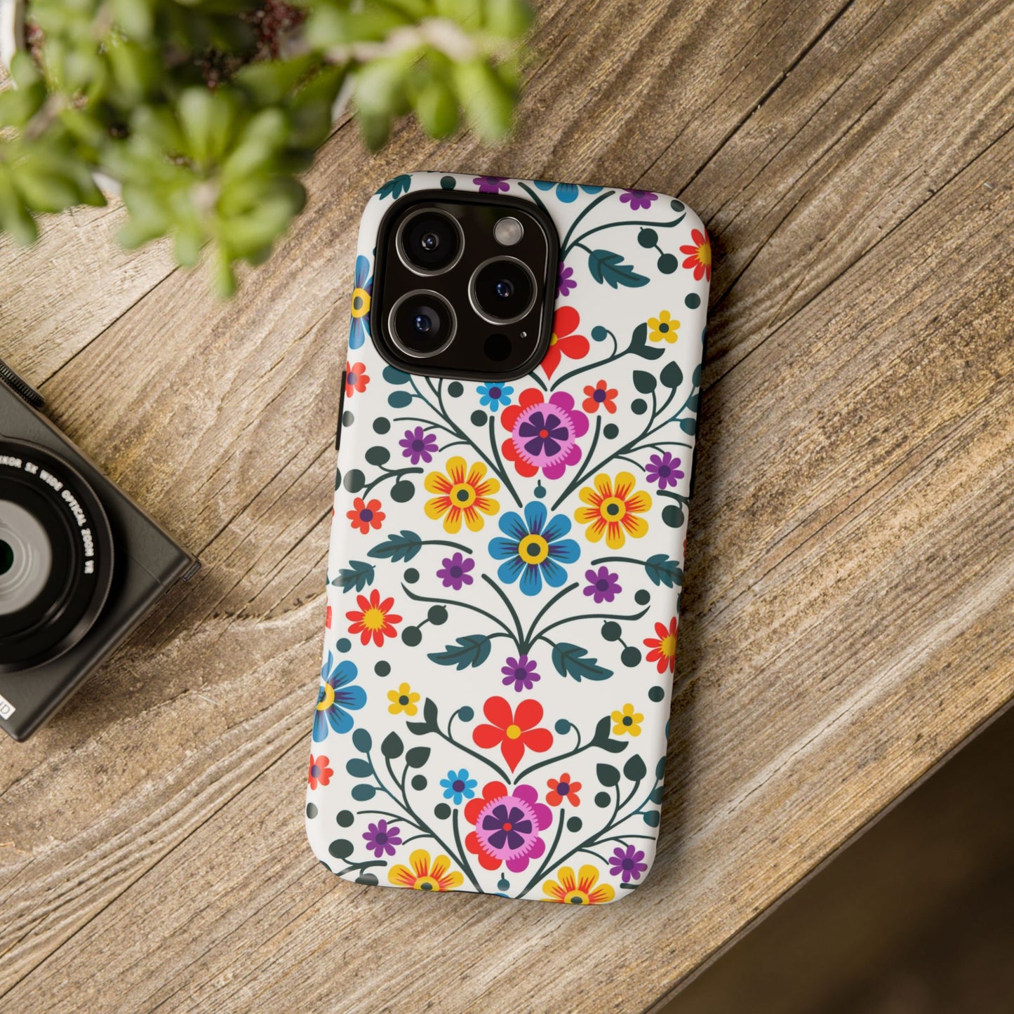 Beautiful Floral IPhone Protective Case for IPhones 11 - 16