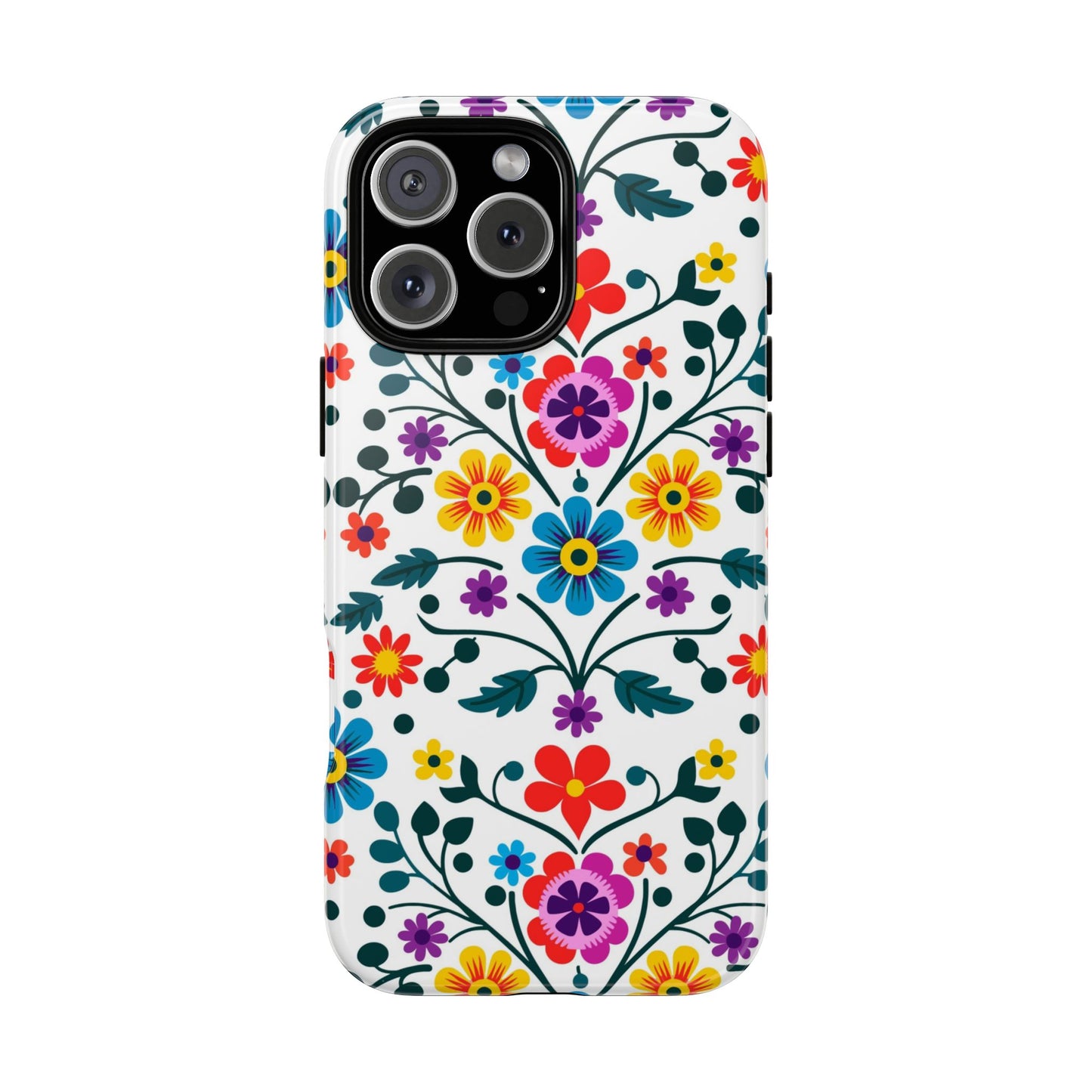 Beautiful Floral IPhone Protective Case for IPhones 11 - 16