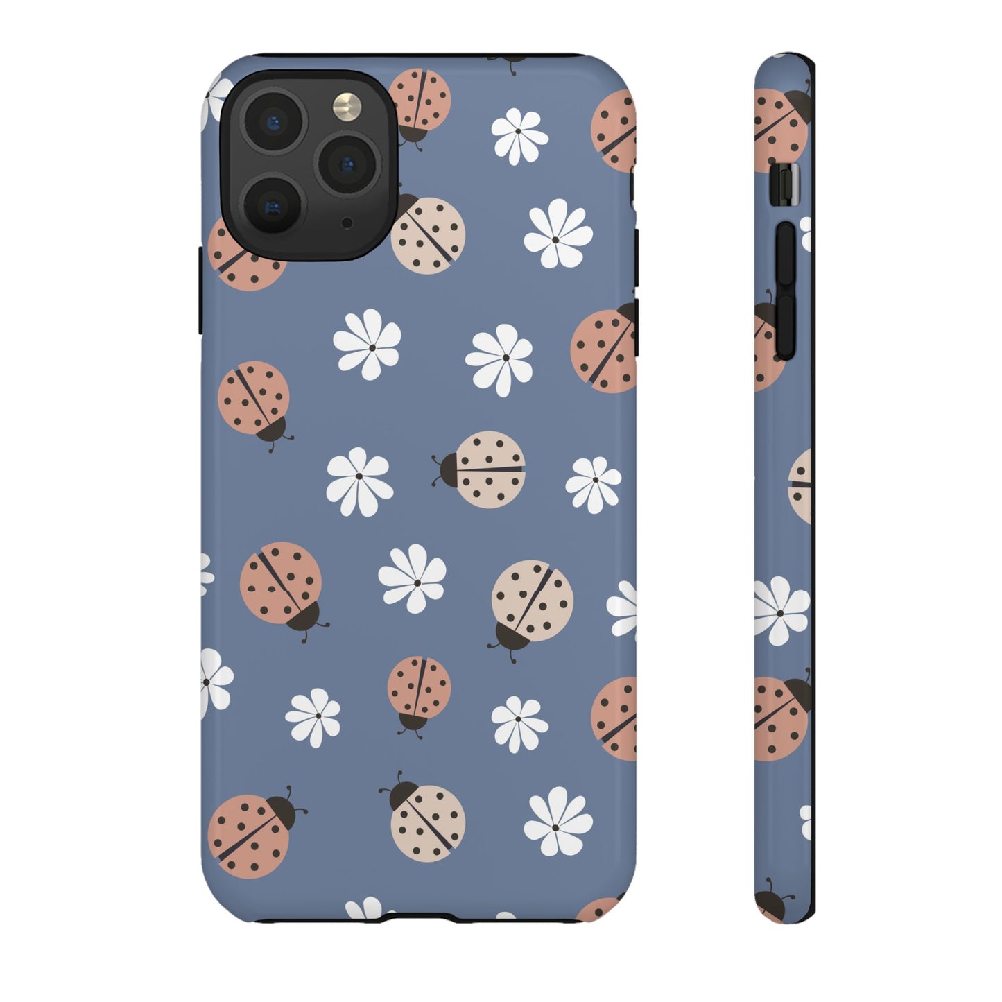 Lady Bugs and Floral Tough Case for IPhones 11 - 16