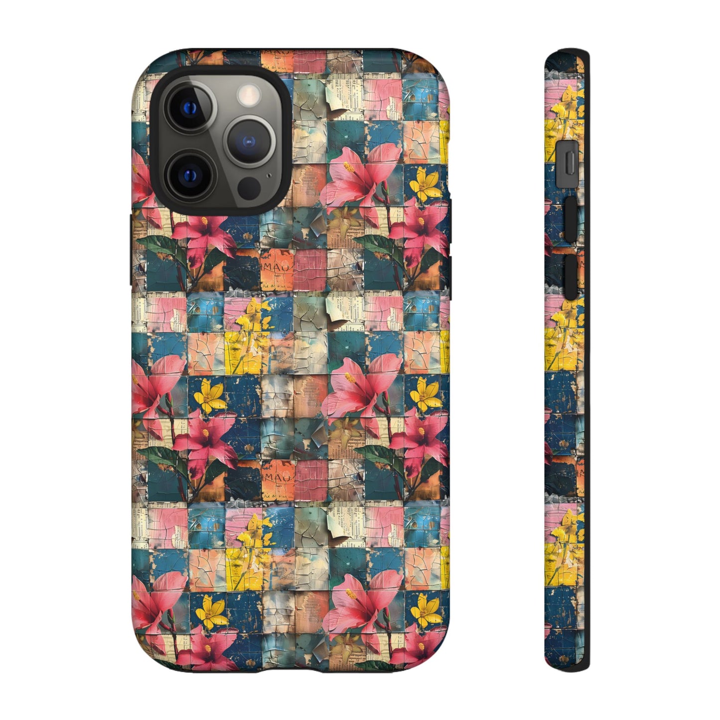 Collage Pattern IPhone Case - IPhones 11 - 15