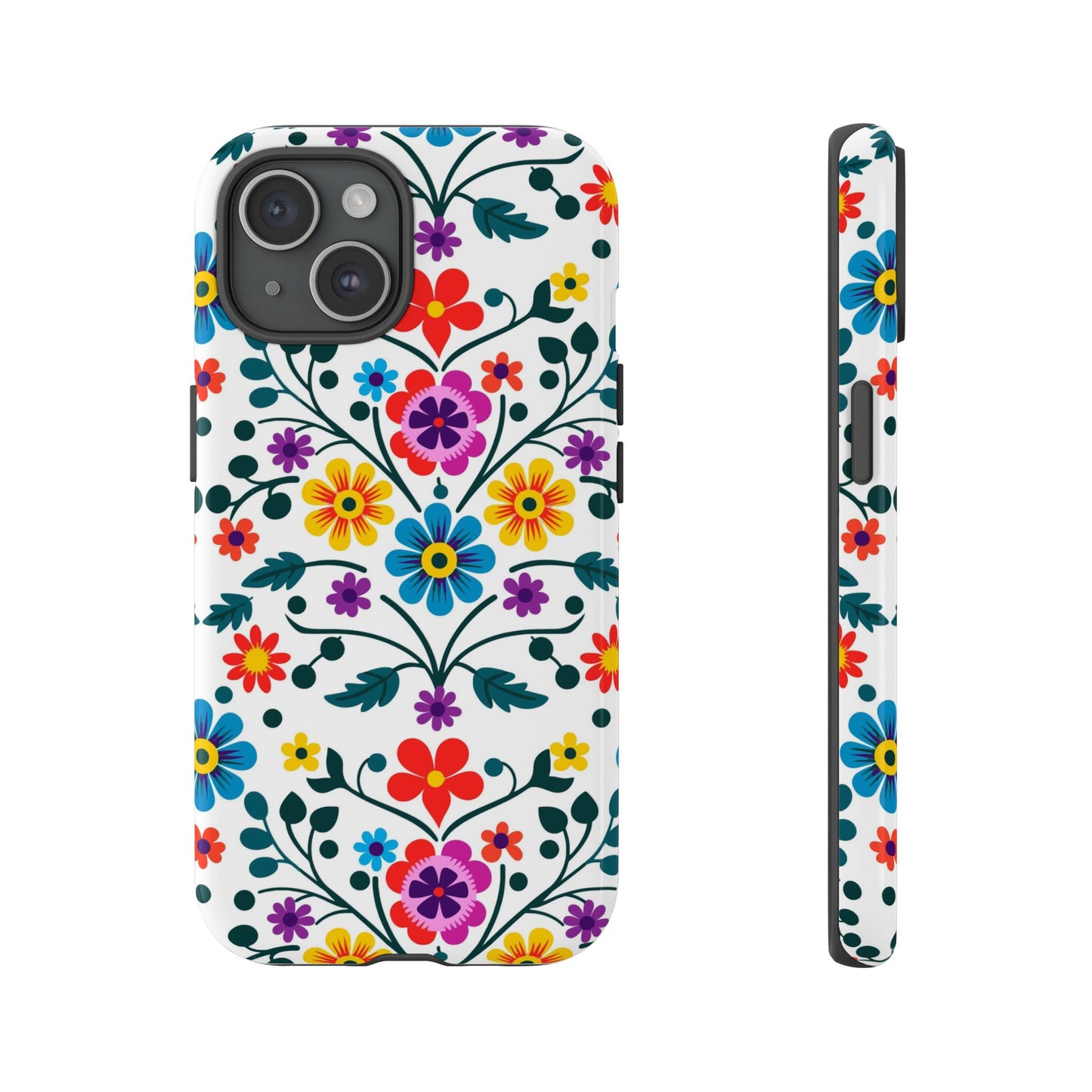 Beautiful Floral IPhone Protective Case for IPhones 11 - 16