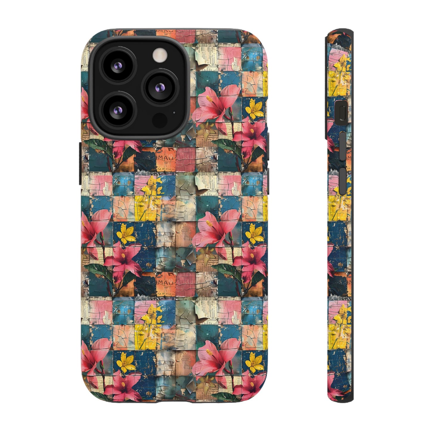 Collage Pattern IPhone Case - IPhones 11 - 15