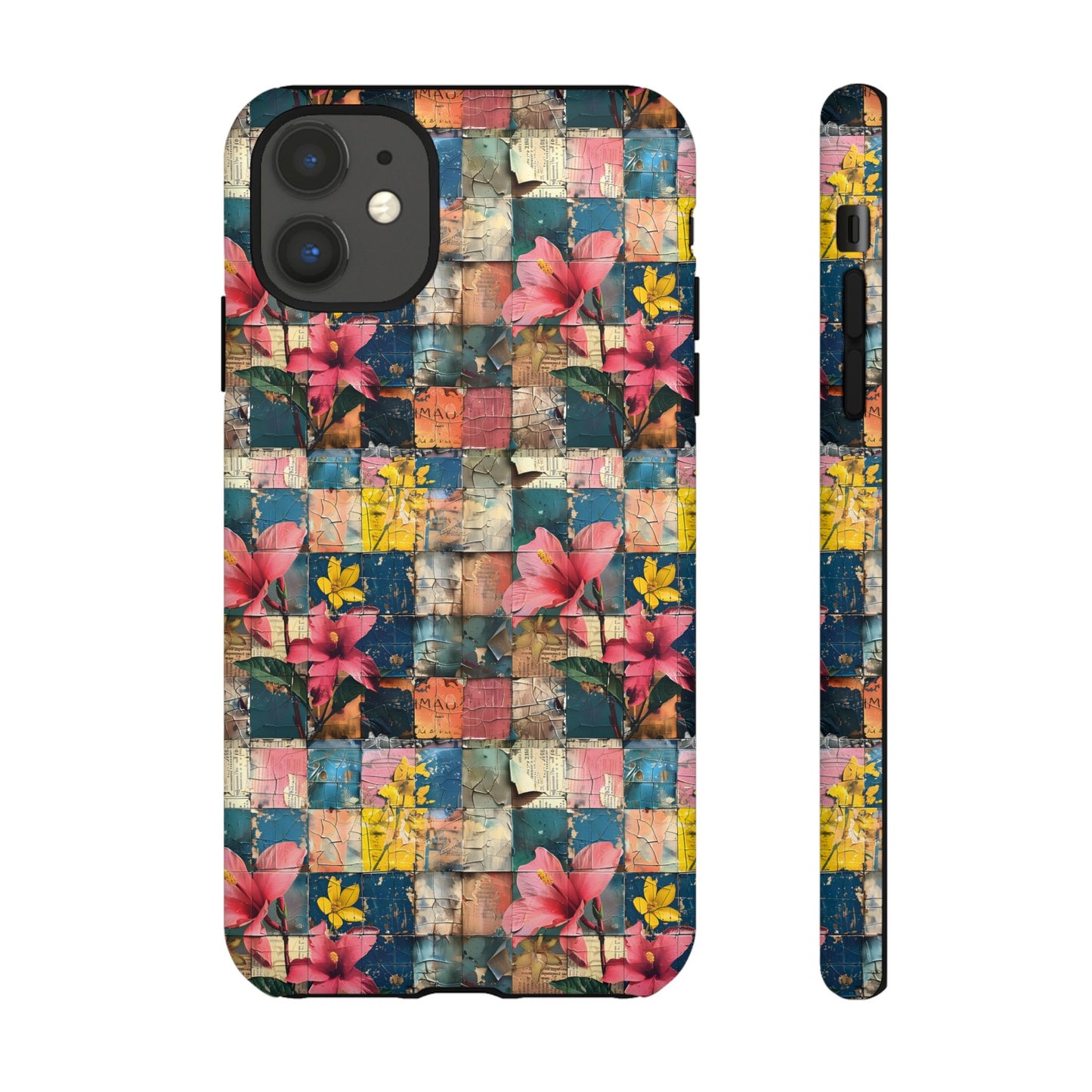 Collage Pattern IPhone Case - IPhones 11 - 15