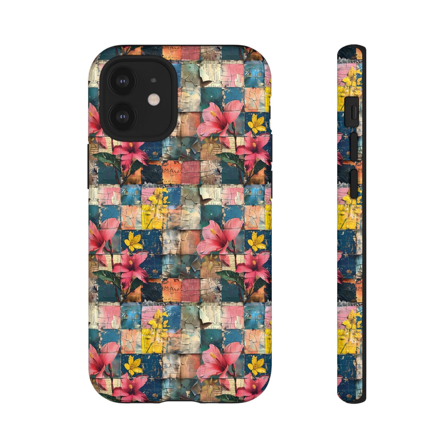 Collage Pattern IPhone Case - IPhones 11 - 15