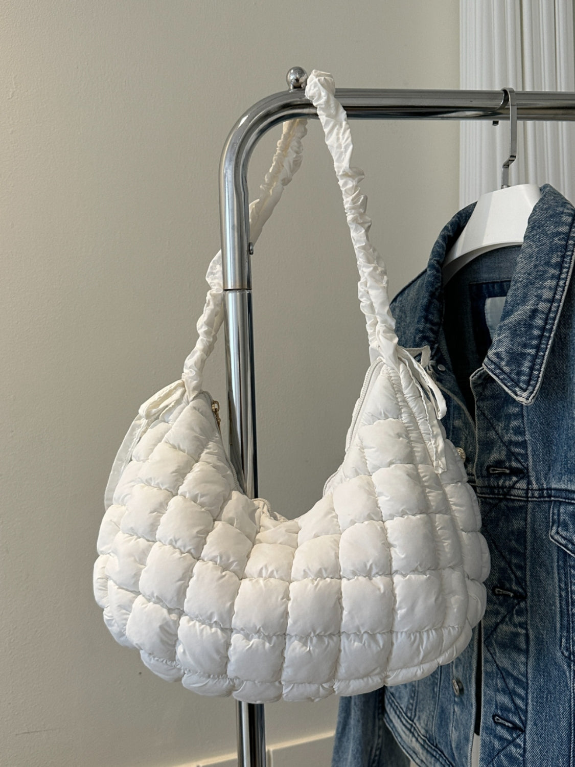 Quilted Bubble Shoulder Bag